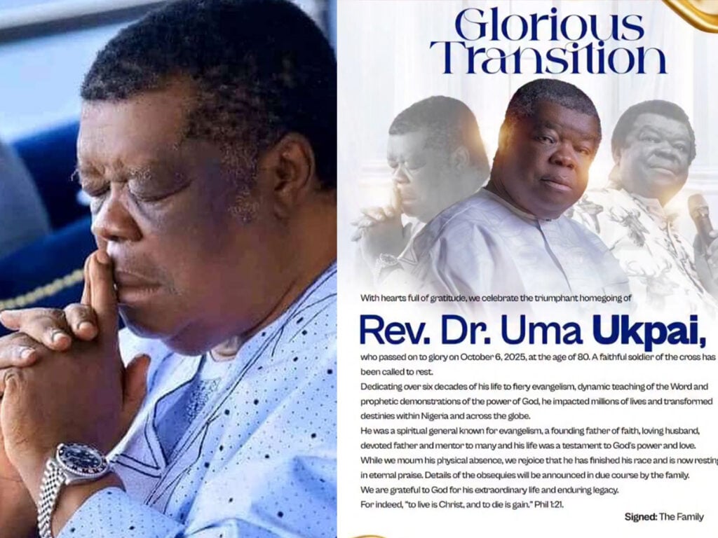 Nigerian Evangelical Giant Rev. Uma Ukpai Dies at 80 1 Nigerian Evangelical Giant Rev. Uma Ukpai Dies at 80