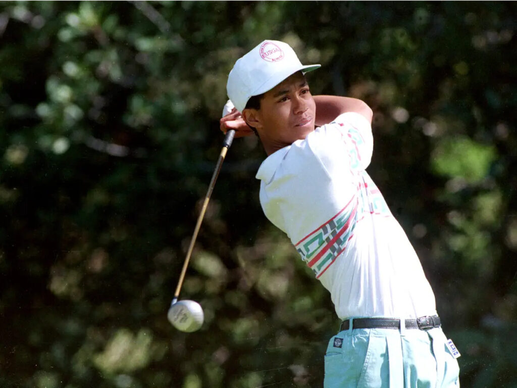 Tiger Woods early golf stage